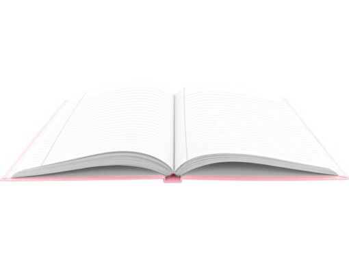 Kangaro KTC Schrift Kangaro A5 lijn hard cover pastel roze, 80 vel, 80 grams