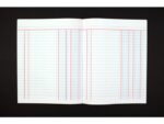 Boekhoudschrift Kangaro 40 bladzijden, 165x210mm zwart, 70  grams chloorvrij papier