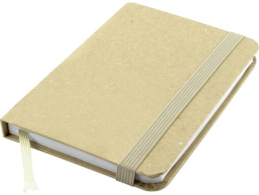 Kangaro KTC Notitieboek Kangaro met harde kraft kaft. A6 96 vel 70      grams papier, gelinieerd en met elastieksluiting