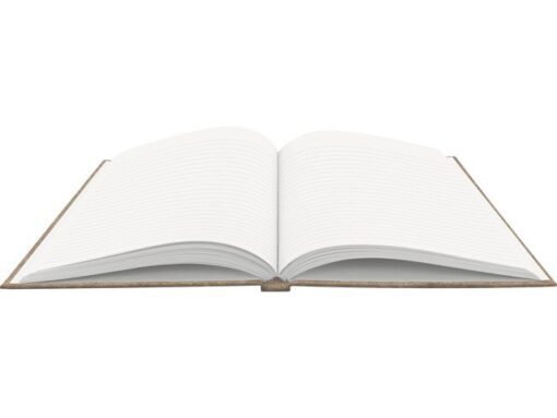 Kangaro KTC Notitieboek Kangaro met harde kraft kaft. A6 96 vel 70      grams papier, gelinieerd en met elastieksluiting