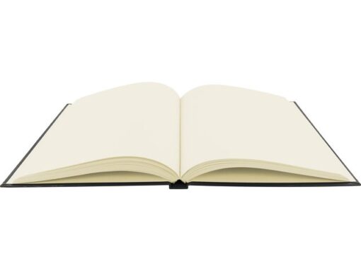 Dummyboek Kangaro A4 zwarte harde dessin cover 80 blad 140  grams cream papier