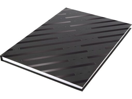 Dummyboek Kangaro A4 zwart hard dessin glans cover 80 blad 140 grams blanco