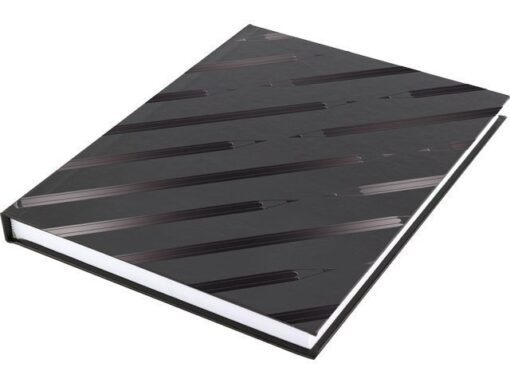 Dummyboek Kangaro A5 zwart hard dessin glans cover 80 blad  140 grams blanco