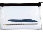 Kangaro KTC Etui Kangaro transparant 125x200mm zwarte rits