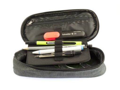 Kangaro KTC Etui Kangaro met inleg donker grijs ca 22x5x9cm