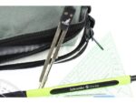 Kangaro KTC Etui Kangaro 3 vaks zwart/wit/grijs ca 25x9x11cm
