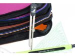 Kangaro KTC Etui Kangaro 3 vaks oranje/blauw/fuchsia ca 25x9x11cm