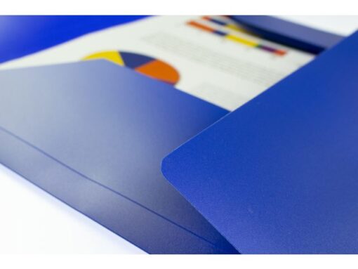 Kangaro KTC Elastomap Kangaro A4 PP volle kleur blauw