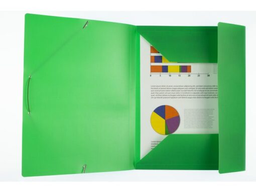 Kangaro KTC Elastomap Kangaro A4 PP volle kleur groen
