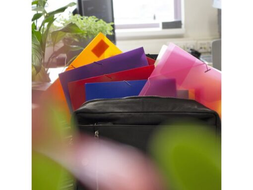 Kangaro KTC Elastomap Kangaro A4 PP volle kleur geel