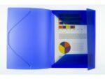 Kangaro KTC Elastomap Kangaro A4 PP transparant blauw