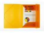 Kangaro KTC Elastomap Kangaro A4 PP transparant oranje