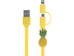 Kangaro KTC Kangaro Charging cable 2in1 micro USB & 8-pin Pineapple
