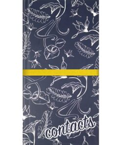 Adresboek Kangaro 9.5 x 18 cm hardcover met elastieksluiting. 80 pagina's