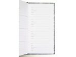 Kangaro KTC Adresboek Kangaro 9,5x18cm hardcover met elastieksluiting   80 pagina's