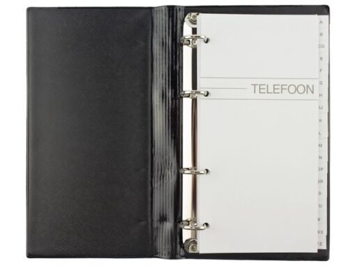 Kangaro KTC Telefoonregister Kangaro A-Z 4-rings zwart