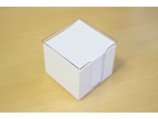 Memokubus met inhoud Kangaro 9,5x9,5x9,5cm 700 vel wit