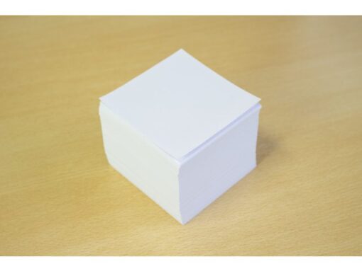 Memokubus met inhoud Kangaro 9,5x9,5x9,5cm 700 vel wit
