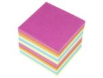 Memokubus met inhoud Kangaro 9,5x9,5x9,5cm 700 vel assorti kleuren