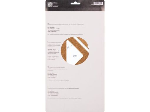 Liniaal set Kangaro, RVS 4 delig.
