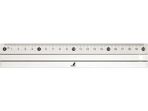 Liniaal Kangaro aluminium 20 cm