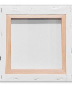 (kinder)feestjes en ander hobbymatig gebruik. Frame 16x30mm. Formaat doek 20x20cm. inclusief 8 houten wiggen. Gemaakt van dennenhout.