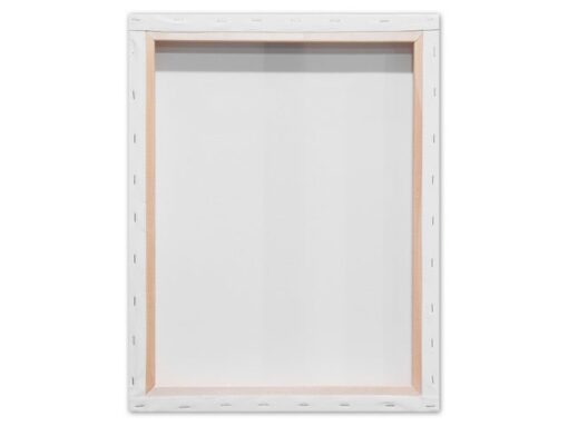 Schildersdoek Kangaro 3D 40x50cm 380 grams 100% katoen. 3 x lagen gesso primer, met 8 houten wiggen