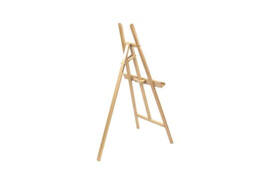 Kangaro Atelier ezel Kangro voor doeken van 4,9 cm dik. Beukenhout. Tray 56x5cm. Ezel 61x151x90cm (b/h/d)
