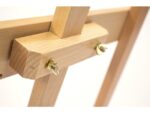 Kangaro Atelier ezel Kangro voor doeken van 4,9 cm dik. Beukenhout. Tray 56x5cm. Ezel 61x151x90cm (b/h/d)