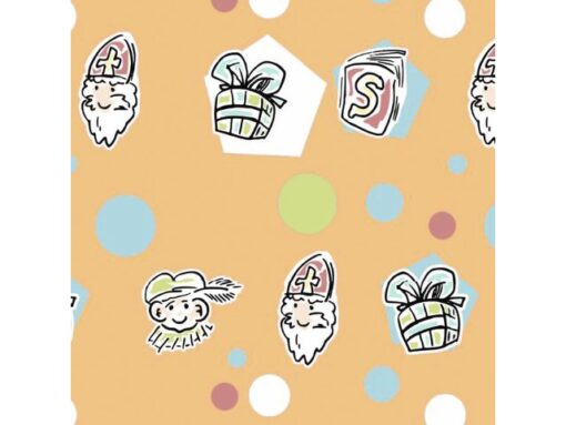Kangaro KTC Cadeaupapier Kangaro Sint assorti 70 x 200 cm, 60 rol