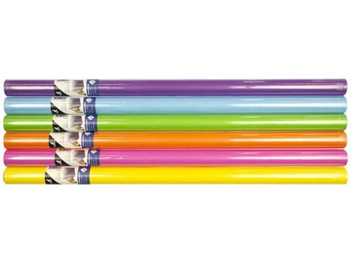 Kangaro KTC Cadeaupapier Kangaro kraft uni 6 kleuren assorti, 70 x 200  cm, 60 rol.