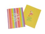Kangaro KTC Schrift Beach Happy A5 lijn pak a 4 stuks assorti