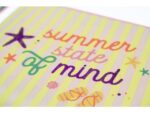 Kangaro KTC Etui Beach Happy gestreept 15x10 cm SUMMER STATE OF MIND