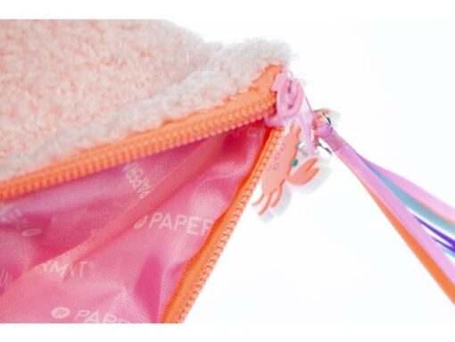 Kangaro KTC Etui Beach Happy Roze teddy 24x15cm