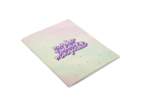 Kangaro KTC Schrift Galaxy Girl A5 lijn pak a 4 stuks assorti