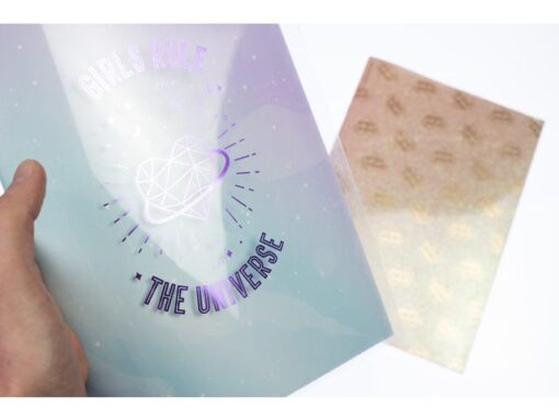 Kangaro KTC Schrift Galaxy Girl A4 lijn pak a 4 stuks assorti