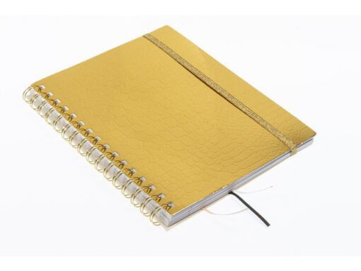 Kangaro KTC Spiraalboek Pure Croco A5 lijn pak a 5 stuks assorti