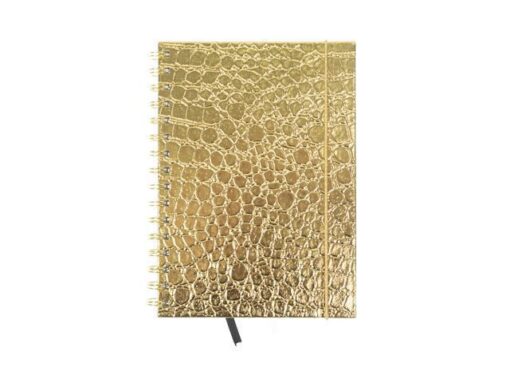 Kangaro KTC Spiraalboek Pure Croco A5 lijn HC pak a 3 stuks assorti
