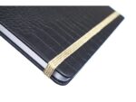 Kangaro KTC Notitieboek Pure Croco A5 PU HC lijn pak a 2 stuks assorti