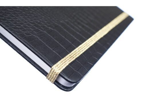 Kangaro KTC Notitieboek Pure Croco A5 PU HC lijn pak a 2 stuks assorti