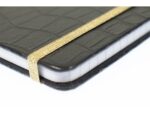Kangaro KTC Notitieboek Pure Croco A5 PU HC lijn pak a 2 stuks assorti