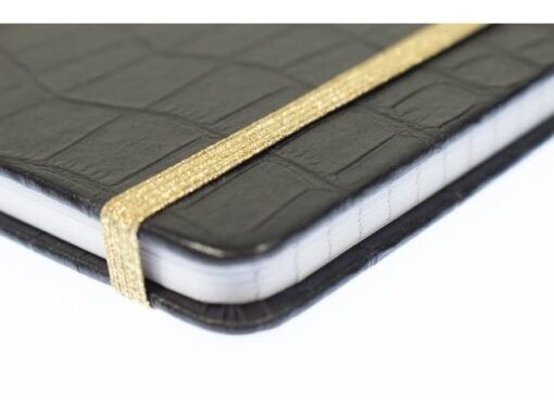 Kangaro KTC Notitieboek Pure Croco A5 PU HC lijn pak a 2 stuks assorti