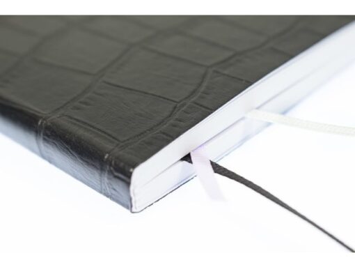 Kangaro KTC Notitieboek Pure Croco A6 PU HC lijn pak a 2 stuks assorti