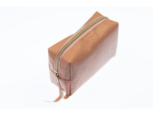 Kangaro KTC Etui Pure Croco perzik rose 15x6x9 cm