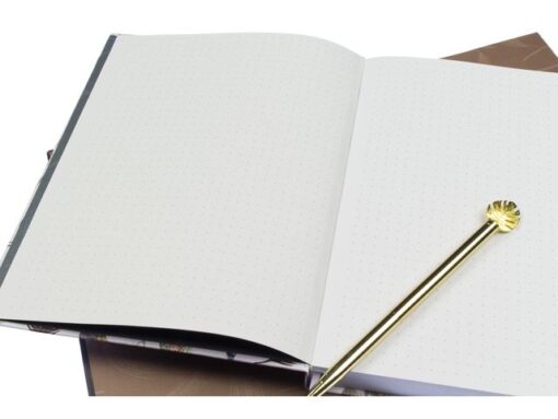 Kangaro KTC Kangaro Notitieboek A5 Natural Beauty krimp van 2 stuks. Punt-gelijnd, 320 pagina's 80 grams papier