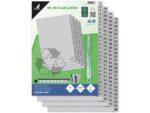 Kangaro KTC Tabblad ECO Kangaro A4 cijfers 180 grams grijs karton       4-gaats 100-delig
