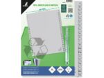 Kangaro KTC Tabblad ECO Kangaro A4 letters 180 grams grijs karton       23-gaats 20-delig Extra breed