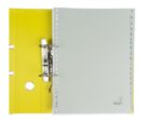 Kangaro KTC Tabblad ECO Kangaro A4 letters 180 grams grijs karton       23-gaats 20-delig