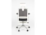 Linea Fabric Bureaustoel Linea Tekna White 01 zwart/wit