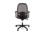 Linea Fabric Bureaustoel Linea Grace 01 zwart/zwart met 1D armleuning